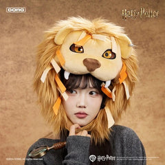 GONG Harry Potter Luna Lovegood Lion Head Hat Plush Accessory 07FC0E-D4 - KOEEK