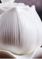 7.5cm Buddhist Ceramics Buddha Holy Water Cups Lotus Holy Water Cups 07FC0E-D4 - KOEEK