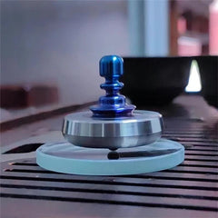 Titanium + Stainless Steel Spinning Top Desktop Fidget Toy Gyroscope Gyro EDC 07FC0E-D4 - KOEEK