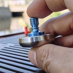 Titanium Stainless Steel Spinning Top Finger Spinner ceramic Bead Fidget EDC Toy 07FC0E-D4 - KOEEK