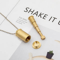Vintage Telescopic Women Lady Slim Cigarette Extendable Holder Pendant Necklace 07FC0E-D4 - KOEEK