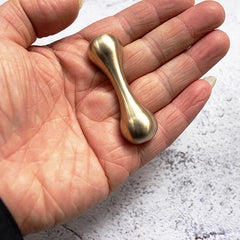 Hot Solid Brass EDC Begleri Unzip Toys Knucklebone Turn Bone Finger Dumbbell 07FC0E-D4 - KOEEK