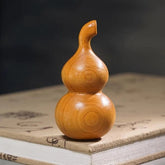 1Pc Exquisite Wooden Gourd Ornamental Pendant with Auspicious Decoration 07FC0E-D4 - KOEEK
