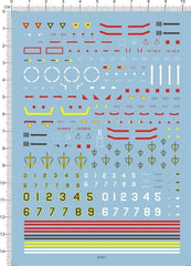 1:144 Scale HG RG EFSF MS GM GUNTANK GUNCANNON GDM Model Kit Water Slide Decal 07FC0E-D4 - KOEEK