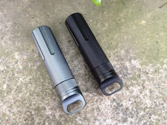 EDC Aluminum alloy Survival Waterproof Pill Case Box Container Bottle 131*30.5mm 07FC0E-D4 - KOEEK