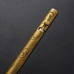 Solid Brass Ball Pen Office Signature Pen Students Stationery Outdoor EDC Tool 07FC0E-D4 - KOEEK