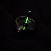 Titanium Brass Spinning Top Desktop Spinner Gyro Fidget Toy Glow in the Dark EDC 07FC0E-D4 - KOEEK