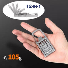 Outdoor Stainless Steel Multi Tools Card Bottle Opener Keychain EDC LittleHelper 07FC0E-D4 - KOEEK