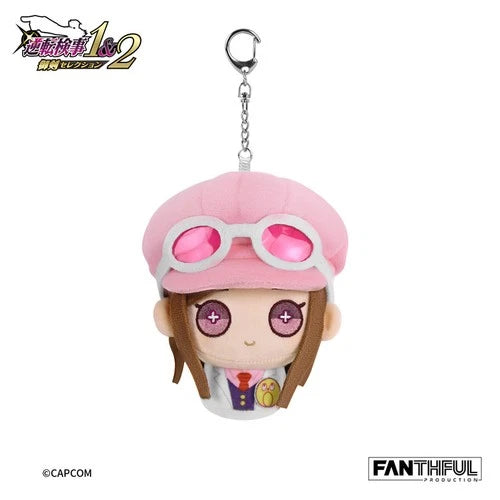 Official Ace Attorney Ema Skye Version Plush Keychain 07FC0E-D4 - KOEEK