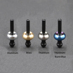 EDC Titanium Alloy Mushroom Hand Twist Spinning Tops Fingertip Hand Spinner Toy 07FC0E-D4 - KOEEK