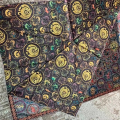 Chinese Zodiac Scarf 70x180cm Chinese Style Shawl Wrap Neck Scarf Women 07FC0E-D4 - KOEEK