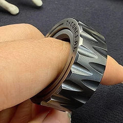 Fidget Spinner Mechanic Ring Metal EDC Slider Stress Relief Adults Toys 07FC0E-D4 - KOEEK
