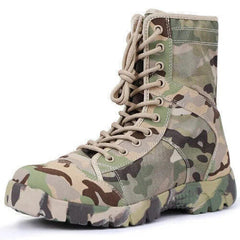 2023 Men's Boots Lace Up Outdoor Shoes Camo Tactical Boots HOT 07FC0E-D4 - KOEEK