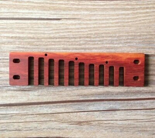 Waterproof Sandalwood Harmonica Comb for Hohner MB a 1896 / MBD / MBC 07FC0E-D4 - KOEEK