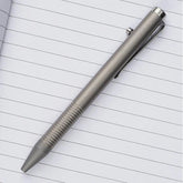 Titanium Pocket Ball Pen Ballpoint Pen Office Signature Students Pen Outdoor EDC 07FC0E-D4 - KOEEK
