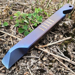 Titanium Pry Bar Crowbar Bottle Opener EDC Pocket Multi Tools Keychain Crowbar 07FC0E-D4 - KOEEK