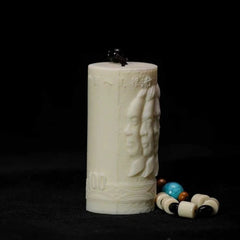 Handcrafted Classic Pendant Chinese Carved Hanging Ornament 07FC0E-D4 - KOEEK