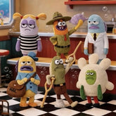 Authentic GONG Bikini Bottom Buddies Series 2 Blind Box Plush Keychain Figures 07FC0E-D4 - KOEEK
