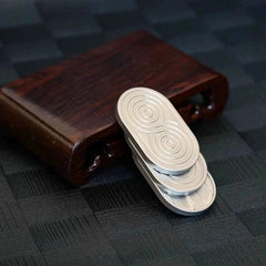 Stainless Steel Fidget Slider Haptic EDC Fidget Spinner Toy Stress Relief Toys 07FC0E-D4 - KOEEK