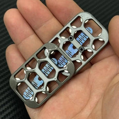 Unique Hollowed-out Design Zinc Alloy Fidget Slider EDC Fidget Toy Office Gadget 07FC0E-D4 - KOEEK