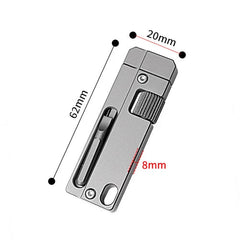 For EDC Titanium Alloy Multi tool Adjustable Wrench Pocket With Bit Holder HOT 07FC0E-D4 - KOEEK
