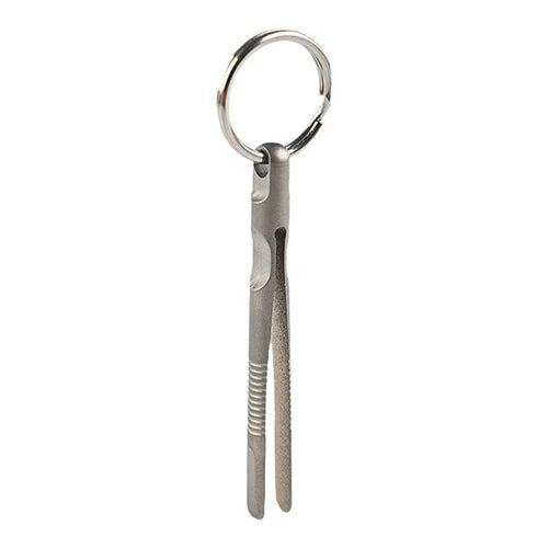 Hot Outdoor 2.3" EDC Titanium Alloy Tweezers Portable Gadgets Mini Tool 07FC0E-D4 - KOEEK