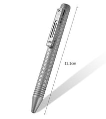EDC Titanium Alloy Pen Working Learning Pen Ballpoint Signature Tool Pen W/ Clip 07FC0E-D4 - KOEEK