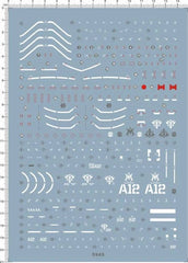 Detail Up 1/100 MG MS-06S ZAKU II GDM Figure Markings Model Water Slide Decal 07FC0E-D4 - KOEEK