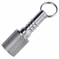EDC Titanium Portable Keychain Waterproof Box Sealed Container Outdoor Pendant# 07FC0E-D4 - KOEEK