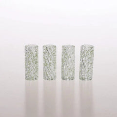 2Pcs/box D12H30Mm 7 Holes Glow In Dark Effec Glass Filter Tips 07FC0E-D4 - KOEEK