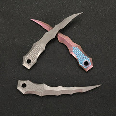 EDC Titanium Alloy Beads Pendant Paracord Outdoor Decorations Bracelet Tools 07FC0E-D4 - KOEEK