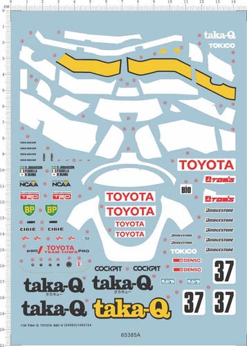 Detail Up 1/24 1988 Taka-Q 88C-V No.37 Sports Racing Car Model Water Slide Decal 07FC0E-D4 - KOEEK