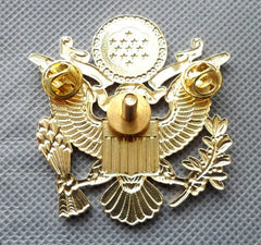 WWII US ARMY OFFICER CAP EAGLE BADGE INSIGNIA HAT 07FC0E-D4 - KOEEK
