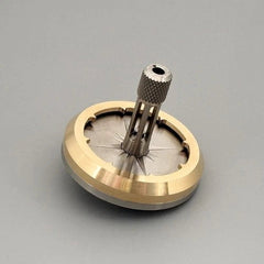 Titanium Brass Spinning Top Desktop Spinner Gyro Fidget Toy Stress Relief EDC 07FC0E-D4 - KOEEK