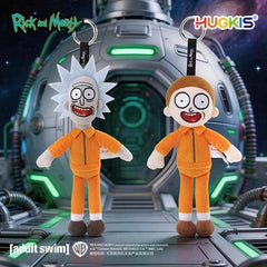 ! HUGKIS Rick and Morty Prison Outfit Plush Keychain Bag Charm Gift HUGKIS - KOEEK