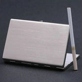 Hot EDC Ultra Thin & Long Cigarette Box Stainless Steel Can Hold 10PCs 07FC0E-D4 - KOEEK