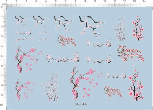Japan Kantai Collection Yamashiro Kai Sakura F-14 F-15 Marking Water Slide Decal 07FC0E-D4 - KOEEK