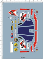 Mini 4wd Super Emperor Dash 01 496 Racing Sports Car Model Markings Water Decal 07FC0E-D4 - KOEEK
