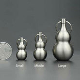 Outdoor Titanium Keychain Waterproof Box Sealed Tank Pendant EDC Survival Tool 07FC0E-D4 - KOEEK