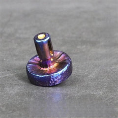 Hand-Carved Titanium Spinning Top Desktop Fidget Toy Spinner Gyro Gyroscope EDC 07FC0E-D4 - KOEEK