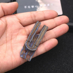 MG Titanium TC4 Money Clip Key Chain Wrench Screwdriver Multi EDC Tools MG-MC8F MG - KOEEK