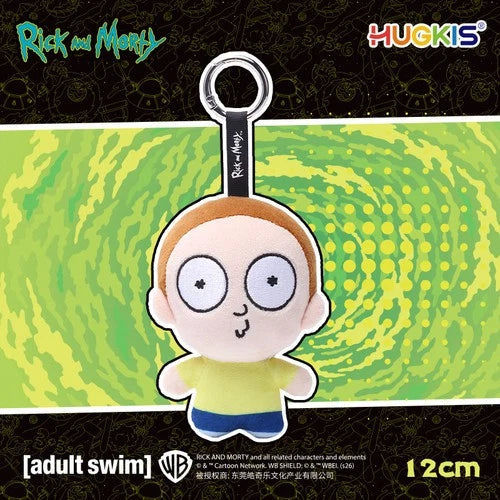 HUGKIS Official Rick and Morty Plush Keychain Bag Charm Morty Doll Cute Gift Toy 07FC0E-D4 - KOEEK