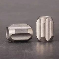 EDC Titanium Alloy Knife Bead Parachute Cord Lanyard Pendant Bead DIY Keychain 07FC0E-D4 - KOEEK