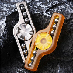 Stainless Steel PEI Fidget Spinner EDC Hand Spinner Finger Toy Stress Relief Toy 07FC0E-D4 - KOEEK
