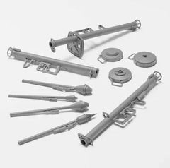3D Printed 1/72/35/16 Anti-tank weapon kit Unpainted model Kit(17pc) 07FC0E-D4 - KOEEK