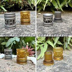 EDC Knife Lanyard Bead PEI +Titanium Necklace Paracord Pendant Bracelet Making 07FC0E-D4 - KOEEK