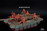 3D Printed 1/72 Modern Russian infantry tank soldier sitting 8 Person Model 07FC0E-D4 - KOEEK
