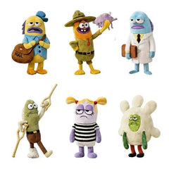 Authentic GONG Bikini Bottom Buddies Series 2 Blind Box Plush Keychain Figures 07FC0E-D4 - KOEEK