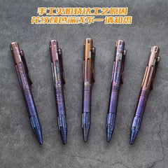 1PC Titanium Ballpoint Pen EDC Pocket Pen Office Business Writing Signature Gift 07FC0E-D4 - KOEEK