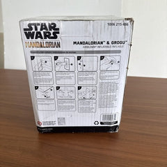 Star Wars Mandalorian and Grogu Baby Yoda Christmas Inflatable 6.5 FT Light Up 07FC0E-D4 - KOEEK